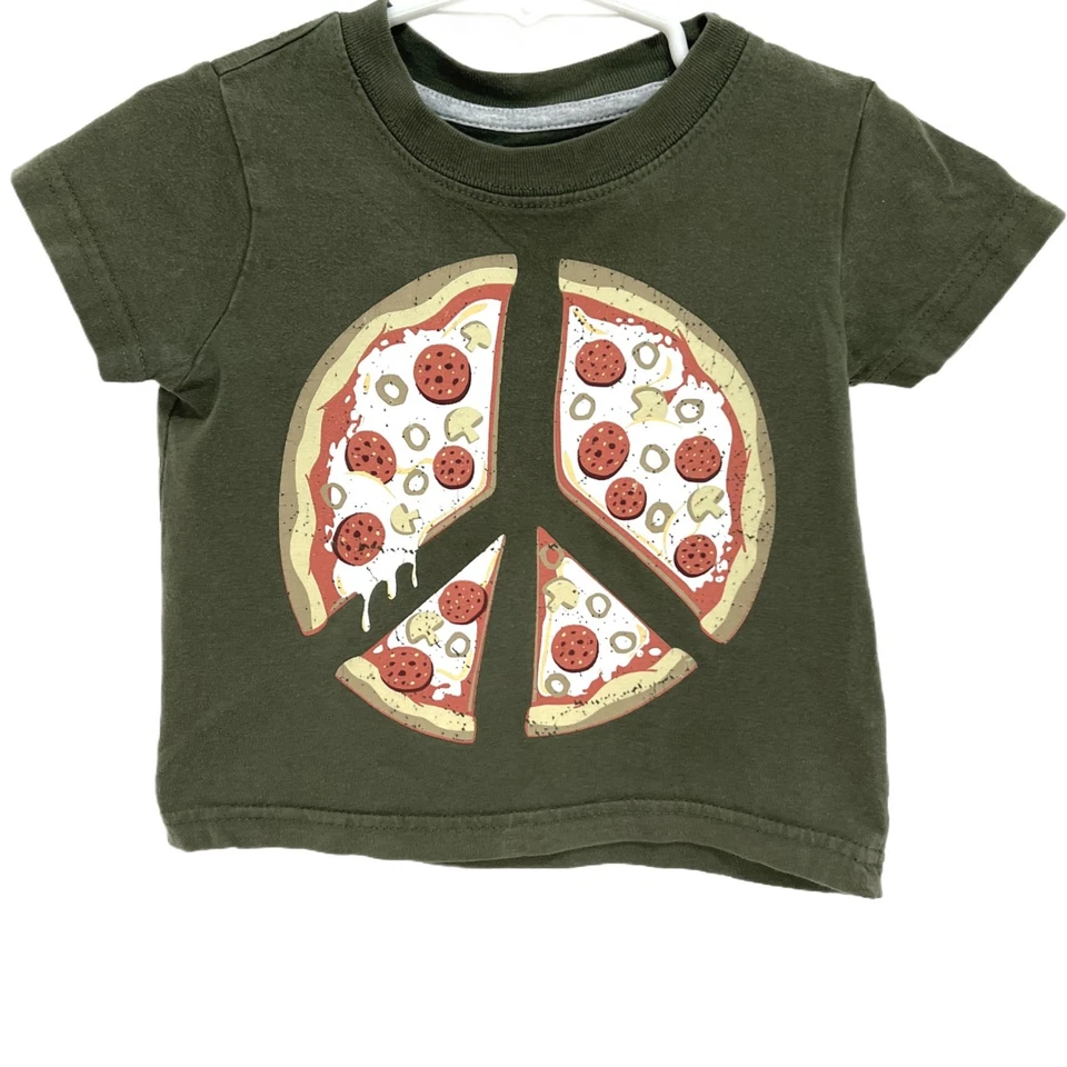 K5045 Green Dog Graphic Short Sleeve Tee Toddler - Image 1 of 1