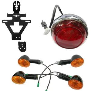 Fit For Royal Enfield Super Meteor 650 Tail Tidy 4X Indicator Tail Light Combo - Picture 1 of 6