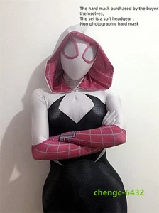 Spider-Man:Across the Spider-Verse Gwen Stacy Cosplay Mono Conjunto Halloween - Imagen 1 de 16