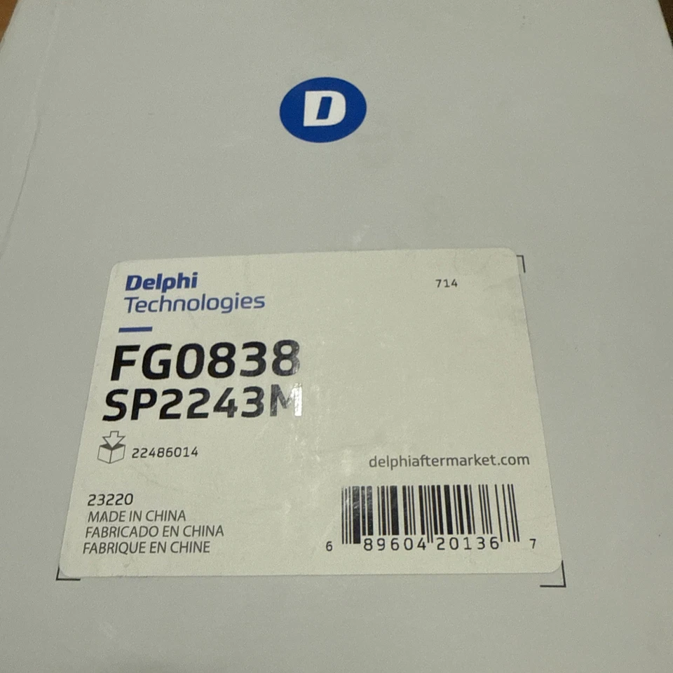 Bomba de combustible eléctrica Delphi FG0838 gasolina nueva para Ford Taurus Mercury Sable 1999 Foto 1 de 3