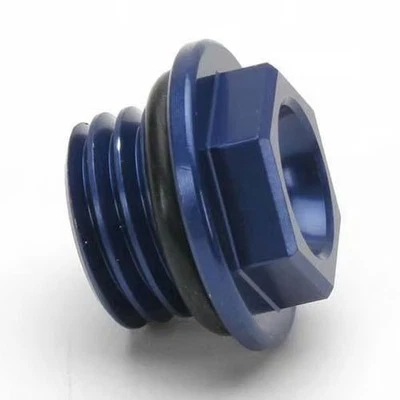 Works Connection Oil Filler Plug - Black Motorcycle ATV/UTV Dirt Bike 24-003 - Image 1 of 4