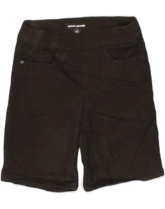 DKNY Womens Casual Shorts UK 10 Small W27 Black Cotton H205 - Picture 1 of 3