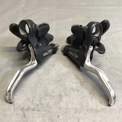 Shimano XT ST-M73 3x8 Speed Shifter/Lever Combo SLR Plus Mountain Bike Set - Image 1 of 4