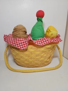 Bolso de mano vintage 1988 majestuoso cesta de picnic cremallera refrigerador, novedad cartera única - Imagen 1 de 14