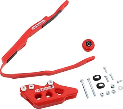 T.M. Designworks Baja-Rally Chain Slide-N-Guide Kit - Red Motorcycle HCP-H06-RD - Image 1 of 3
