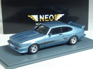 (KI-01-41) Neo Scale Models 43324 Ford Capri Turbo blau metallic in 1:43 in OVP - Bild 1 von 2