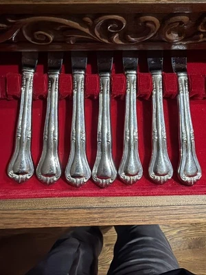 8 Gorham Knives Silver plate - Image 1 of 3