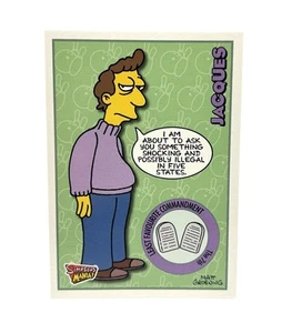Inkworks Simpsons Mania 2001! #23 Jacques - Imagen 1 de 2