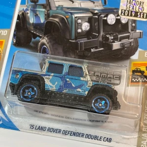 3x Hot Wheels Zamac Land Rover Defender doble cabina pegatina de fábrica boulevard 90 - Imagen 1 de 10