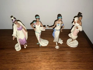 Set Of 4 Lenox “Steppin’ Out” 1920’s Harlem Renaissance Handcrafted Figurines - Picture 1 of 5