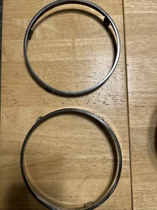 Bmw E10 2002 Late model Headlight trim rings - Picture 1 of 8