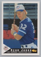 Ryan Jones 1994 Classic Best Hagerstown Suns Minor League 