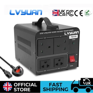 3000W peak Step Up Step Down Voltage Transformer 110v-230v/230v-110v Converter  - Picture 1 of 6