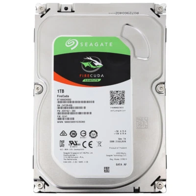 Seagate ST1000DX002 1TB Solid State Hybrid Drive for Desktop 7200rpm SATA 6Gb/s - Image 1 of 4