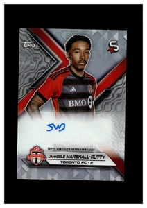 2024 Topps Superstars MLS Superstar Autograph Jahkeele Marshall-Rutty Toronto FC - Picture 1 of 2