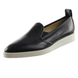 NEU Everlane Flats Leder Straßenschuh Gr. Plateauschuhe 6,5 spitz zulaufend schwarz - Bild 1 von 7