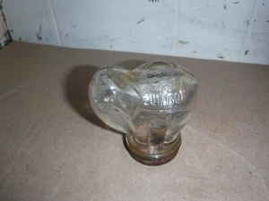 CLEAR glass Jumbo Peanut Butter ELPHANT shaped jar with Lid SCARCE - Picture 1 of 3
