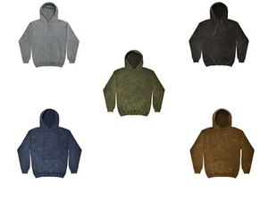 Vintage Mineral Wash Hoodie Sweatshirts Erwachsene S - 3XL mehrere Farben 80 % Baumwolle - Bild 1 von 21
