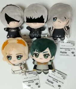 BANPRESTO NieR:Automata Ver1.1a Chibigurumi Plush Doll Mascot SET of 5 Japan NEW - Picture 1 of 4