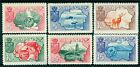 1956 Pelican,Red Deer,Bear,Water-lily,Lily of valley,Madrid,Exile,Romania,MNH