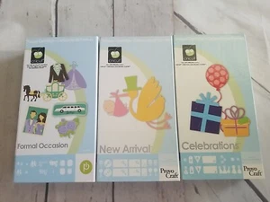 Cricut Formal Occasion New Arrival Celebrations Cartridge Lot Set Of 3 Complete - Picture 1 of 8