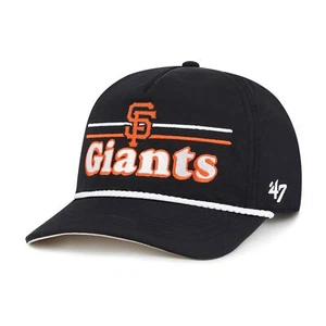 Men's '47 Black San Francisco Giants Campscape Hitch Adjustable Hat - Picture 1 of 3