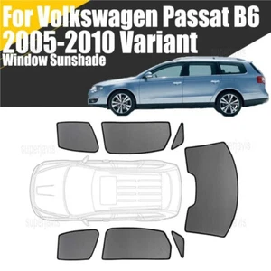 Magnetic Window Sunshade For VW Passat 2005-2010 Mesh Windshield Frame Curtain - Picture 1 of 14