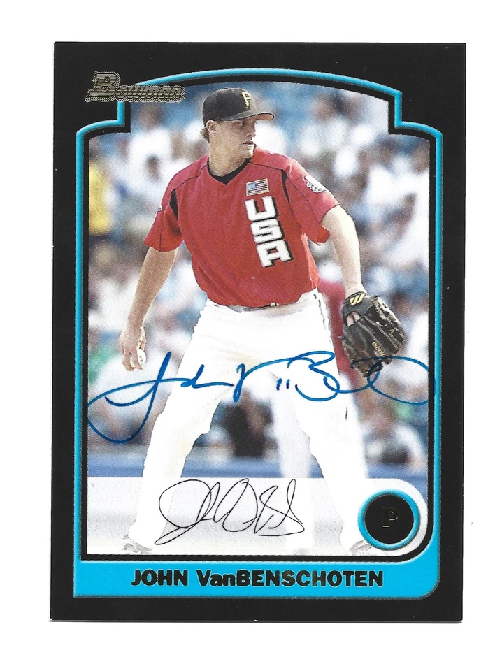 John VanBenschoten AUTOGRAPH Pittsburgh Pirates 2003 Bowman BDP163 AUTO Baseball - Image 1 of 2