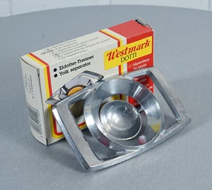 Westmark DOTTI Alu Eidotter Trenner Yolk Separator in OVP Vintage 1960er Jahre - Picture 1 of 5
