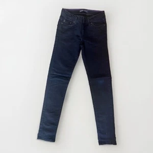 🌸 Jeans Levi’s Dark Indigo Denim Leggings Vita Regolabile Taglia Età 8 W24 L24 🌸 - Foto 1 di 6