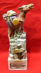 Vintage 1973 Cyrus Noble Decanter Miner's Faithful BURRO 4th in Series  (Empty) - Picture 1 of 11