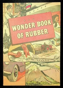 Wonder Book of Rubber 1950 B F Goodrich fumetto giornale promo omaggio - Foto 1 di 6