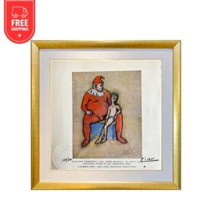Pablo Picasso Hand-Tipped Lithograph - The Saltimbanques,1905, Facsimile Signed - Picture 1 of 9