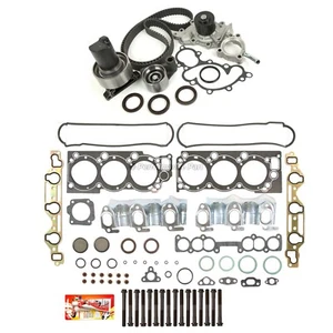 Juego de juntas de cabeza kit de correa de distribución bomba de agua para 93-95 Toyota T100 4Runner 3VZE - Imagen 1 de 2