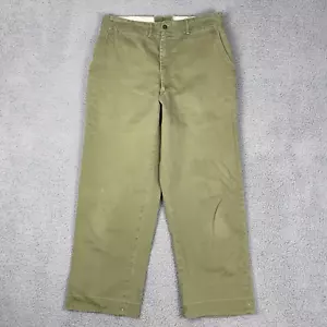 Vintage 60s BSA Boy Scouts Official Trousers Hose Camp Sanforized Uniform Talon Zip - Bild 1 von 8