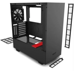 NZXT H510 Nero/Rosso – Ottime condizioni, ventole originali mai usate - Foto 1 di 7