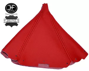 RED LEATHER SHIFT BOOT FITS MAZDA MIATA MX5 MK1 1989-1997 - Picture 1 of 3