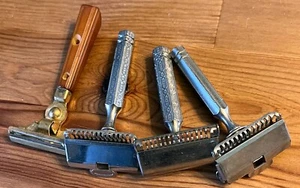 Lotto 4 rasoi di sicurezza vintage sempre pronti GEM SCHICK - Foto 1 di 10