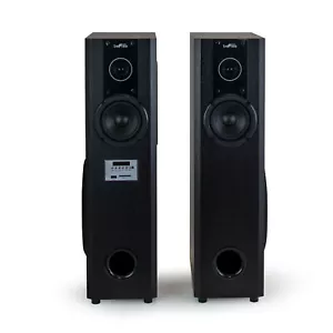 beFree 2.1 Dual Tower Lautsprecher mit Fernbedienung optisch TOSLINK USB SD AUX FM - Bild 1 von 9