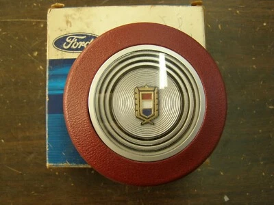 NOS OEM Ford 1978 1982 Mustang Fairmont Steering Wheel Emblem 1979 1980 1981 DR - Image 1 of 4