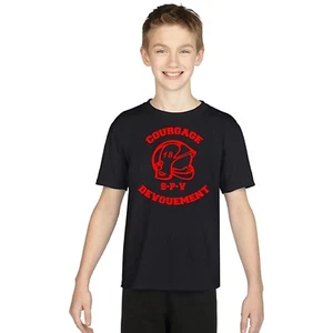 T-shirt ENFANT COURAGE DEVOUEMENT SPV POMPIER  - Imagen 1 de 4