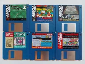 Retro - 6 x Disketten Computer Spiele Amiga - Vintage - Bild 1 von 5
