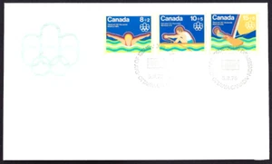 🍁Canada #B4 - B6 "Olympic Water Sports" Brand New 1975 First Day Cover - Picture 1 of 2