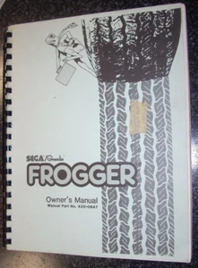 Sega/Gremlin Frogger Bedienungsanleitung mit Schaltplänen 420-0647 92 Seiten sehr guter Zustand + - Bild 1 von 4