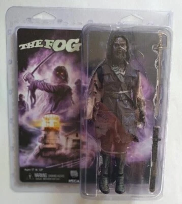 Figura de acción NECA The Fog Captain Blake (Rob Bottin) 8" vestida nueva sellada Foto 1 de 2