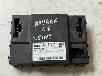 Nissan Navara 2007 carrocería confort unidad de control módulo 284B24X01A - Imagen 1 de 3
