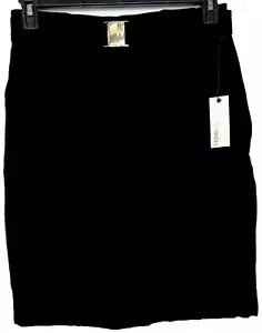 Women's Mini Skirt w/ Silver Buckle Accent & Pockets Size 1X in Black-Have-Plus - Picture 1 of 10