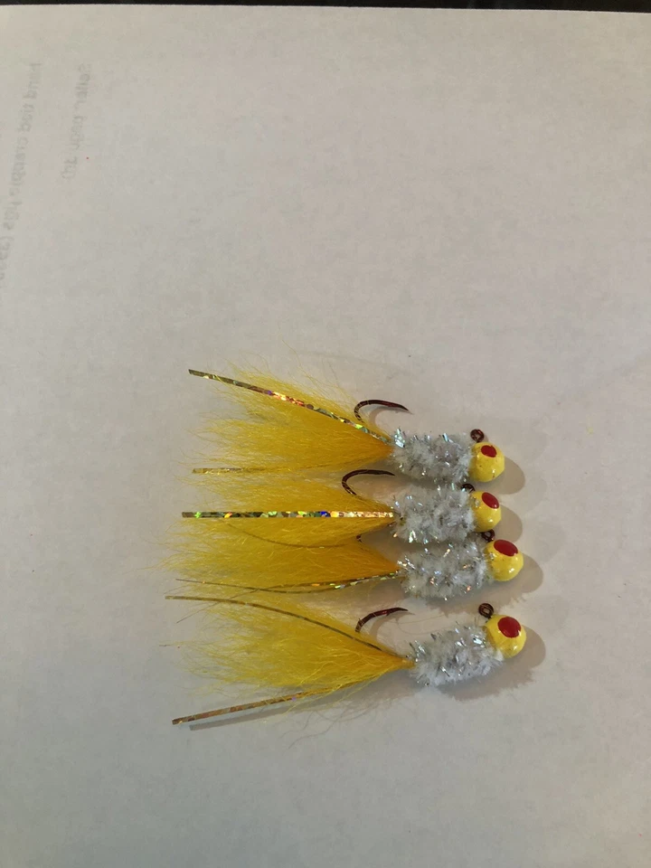 JIGS BY SHINE hand tied crappie jigs