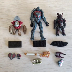 3pcs Figures Mega Construx Bloks Halo Didact GFT44 + Brute Captain + Red Grunt - Picture 1 of 4