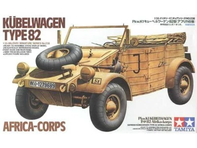 Maquette En Plastique TAMIYA Du Kubelwagen Allemand Type 82 Africa-Corps 1:35 - Photo 1/2
